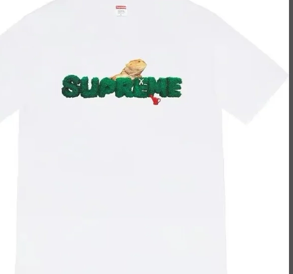 Logo Tee White XL Environmental L Black Short 20SS Green Plant S T-shirt Lizard M sleeved 0430